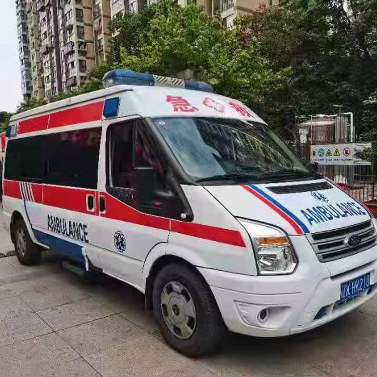 黑水长途救护车护送病人返乡